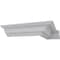 Ekena Millwork 5"H x 7 1/2"P x 9 3/8"F x 94 1/2"L Niobe Smooth Crown Moulding MLD05X07X09NI - alternate 6